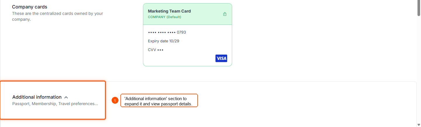 How to add my passport information? — screenshot 2