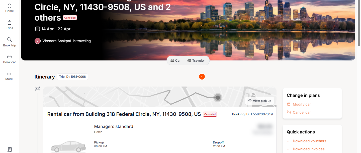 How to cancel a car rental booking? — screenshot 5