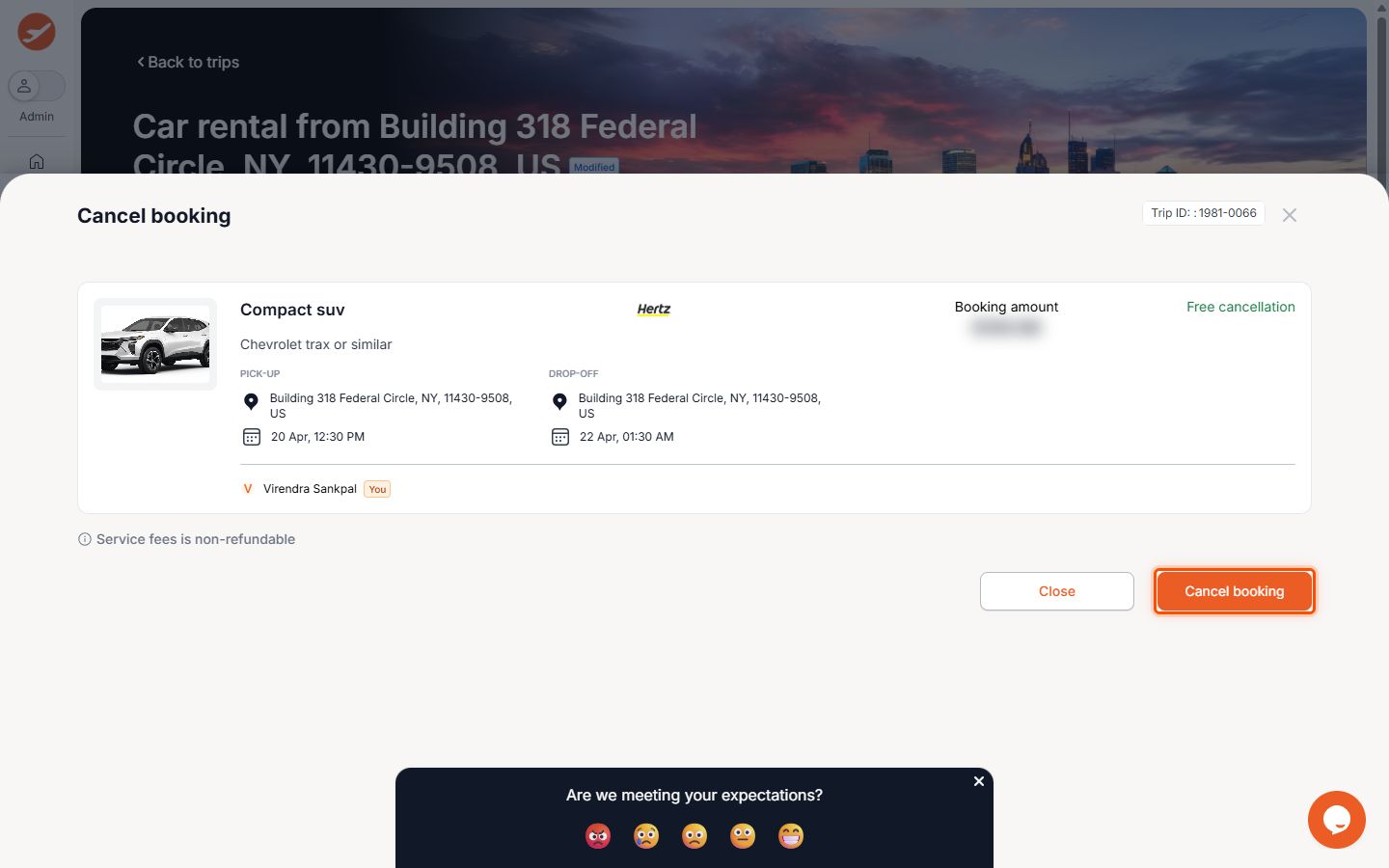 How to cancel a car rental booking? — screenshot 3