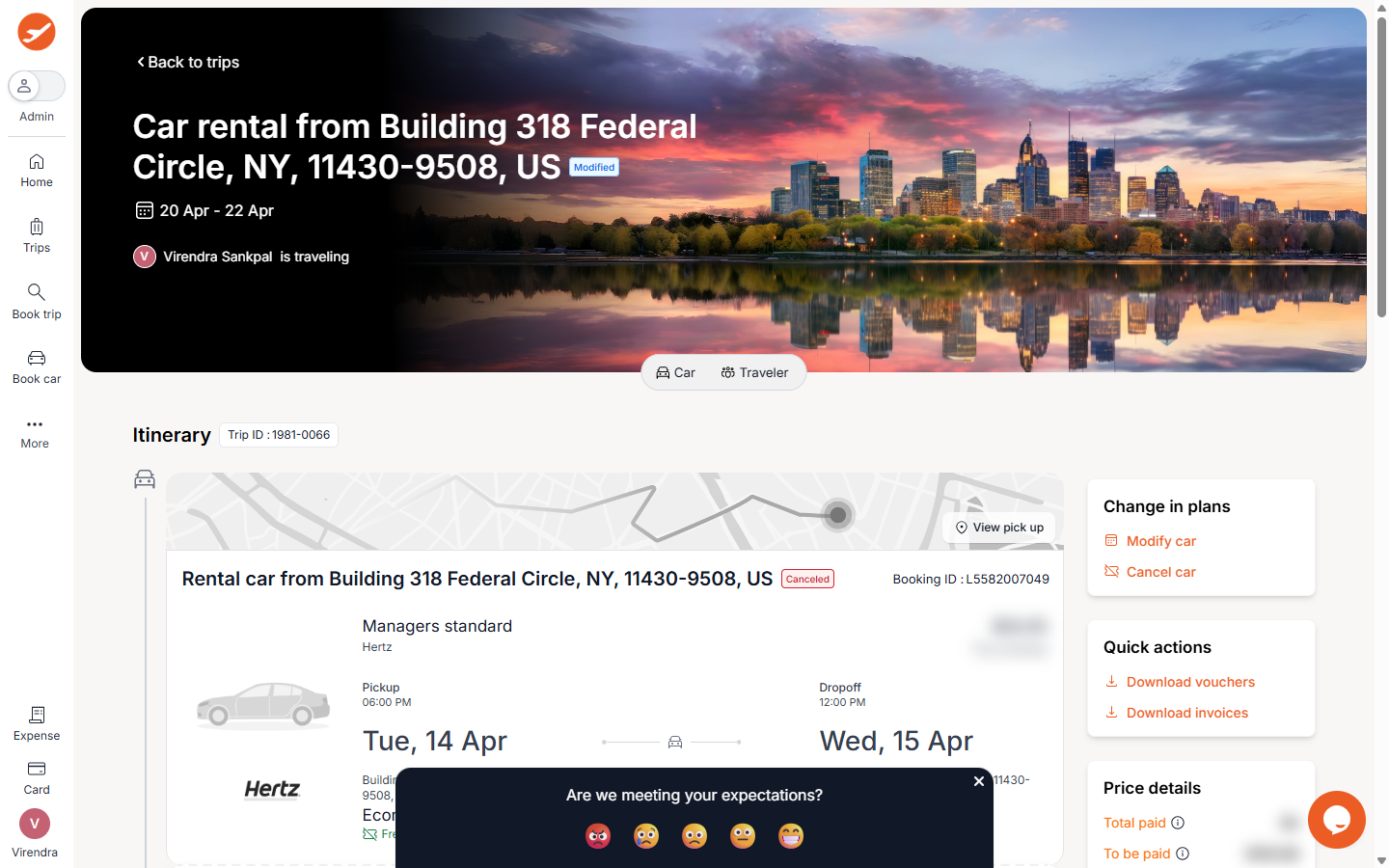 How to cancel a car rental booking? — screenshot 2