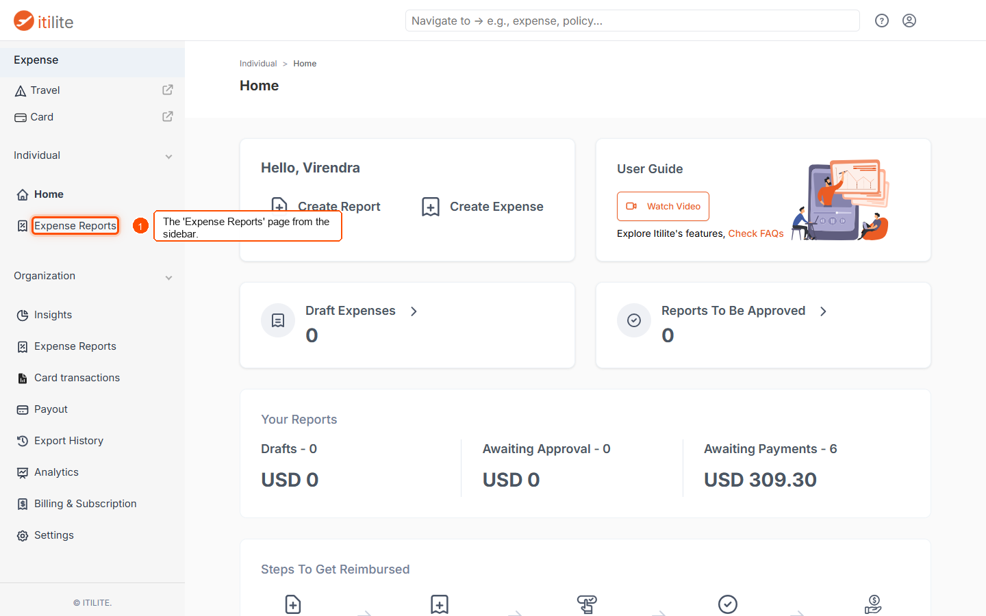 How to check approval status for submitted report? — screenshot 1