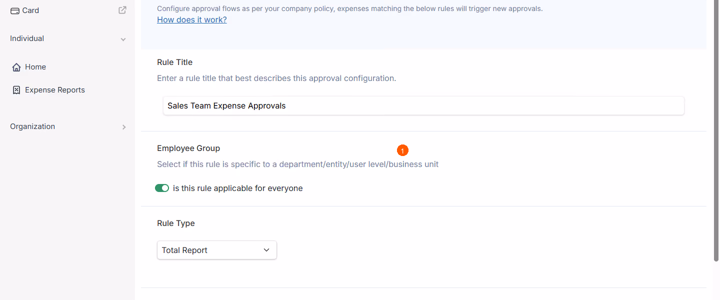 Organization – approval flow — screenshot 4