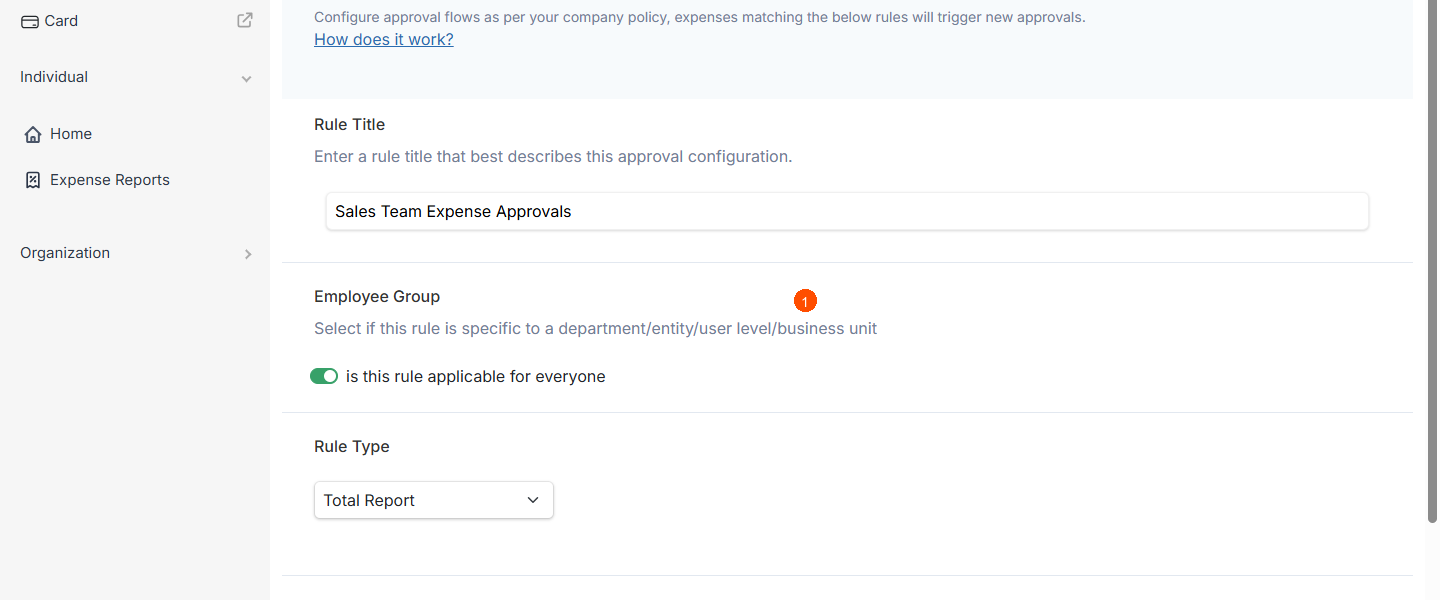Organization – approval flow — screenshot 4