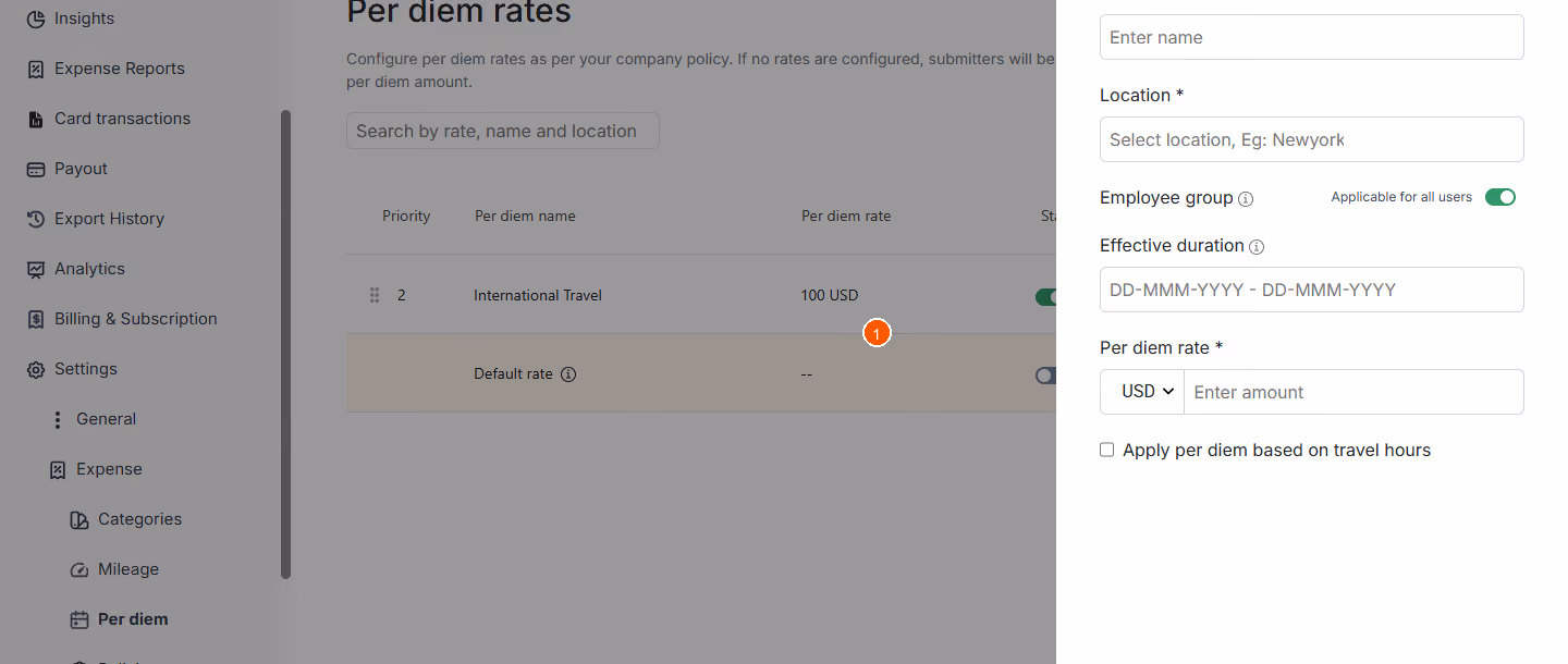Can I configure gsa per diem rates? — screenshot 3