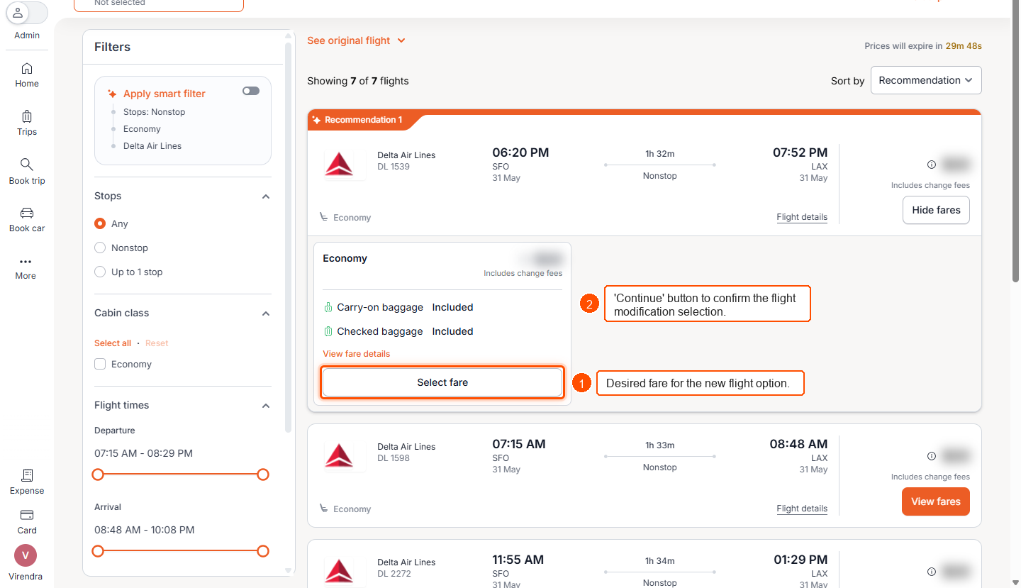 How To Modify A Flight Booking? — screenshot 5