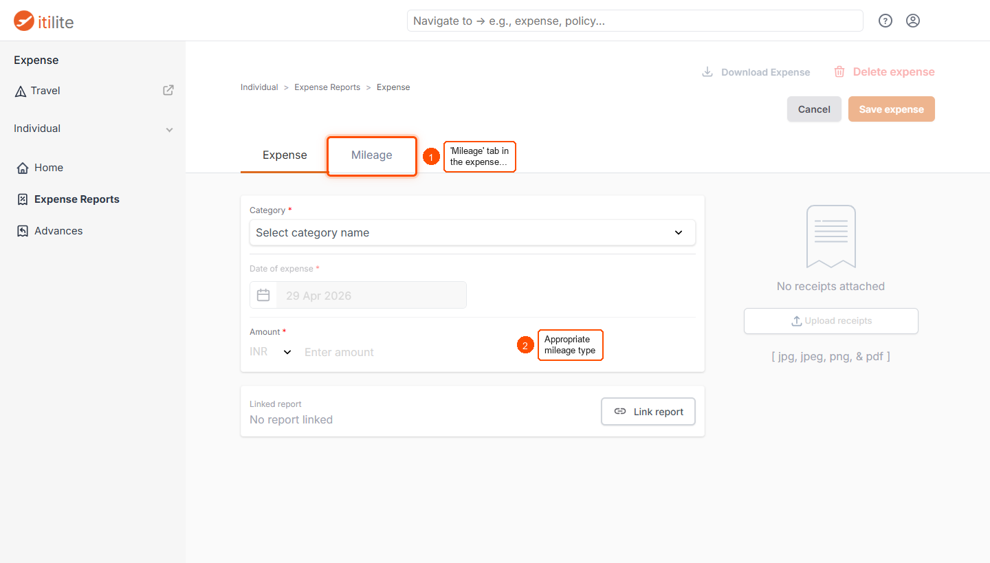 How To File Mileage Expense? — screenshot 2