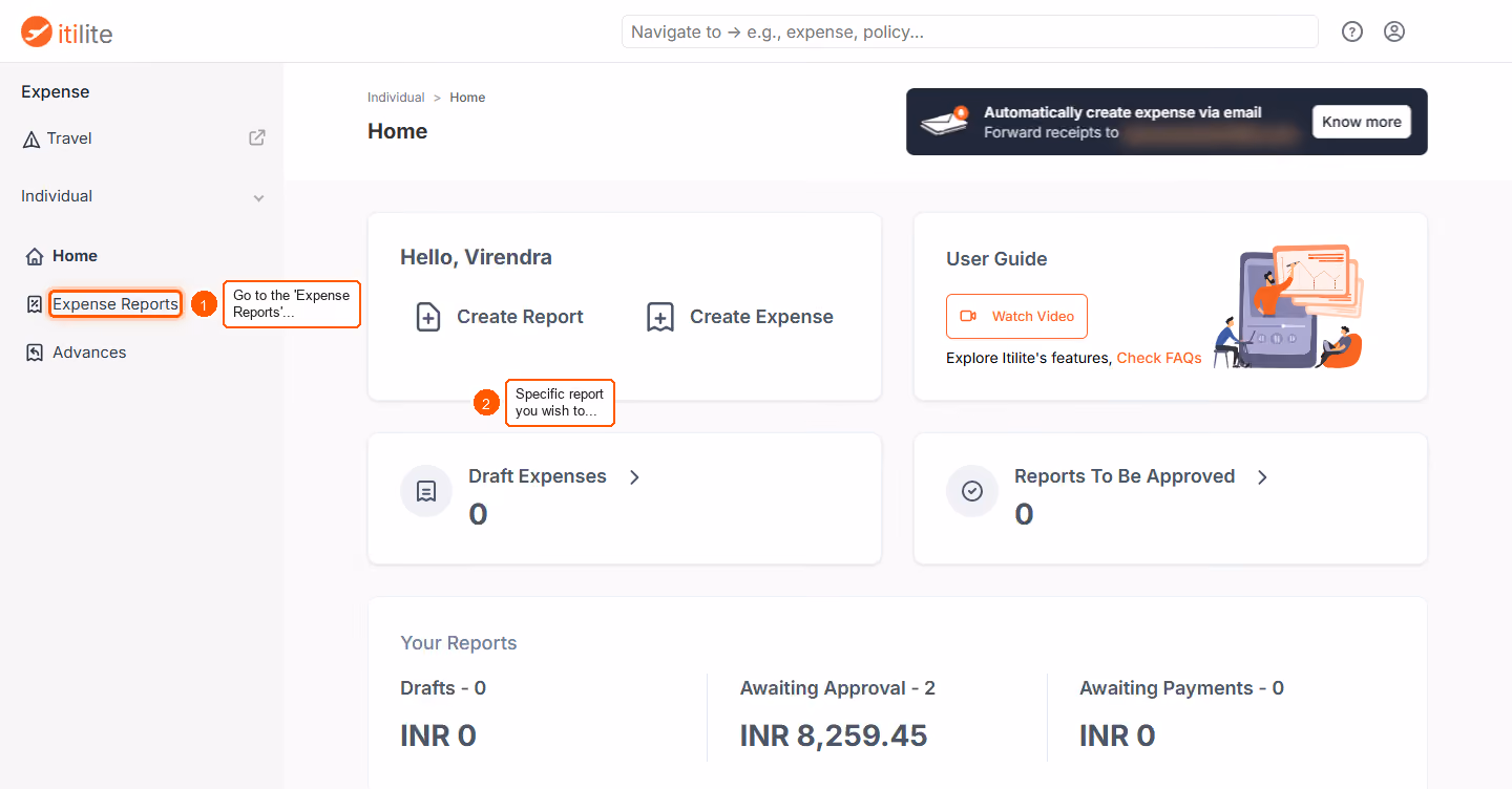How To Download A Submitted Report? — screenshot 1