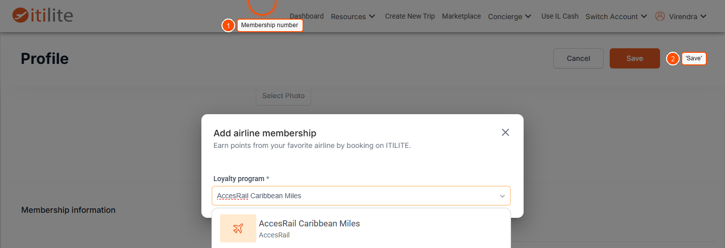 How Do I Add/Delete Membership Details To My Profile? — screenshot 3