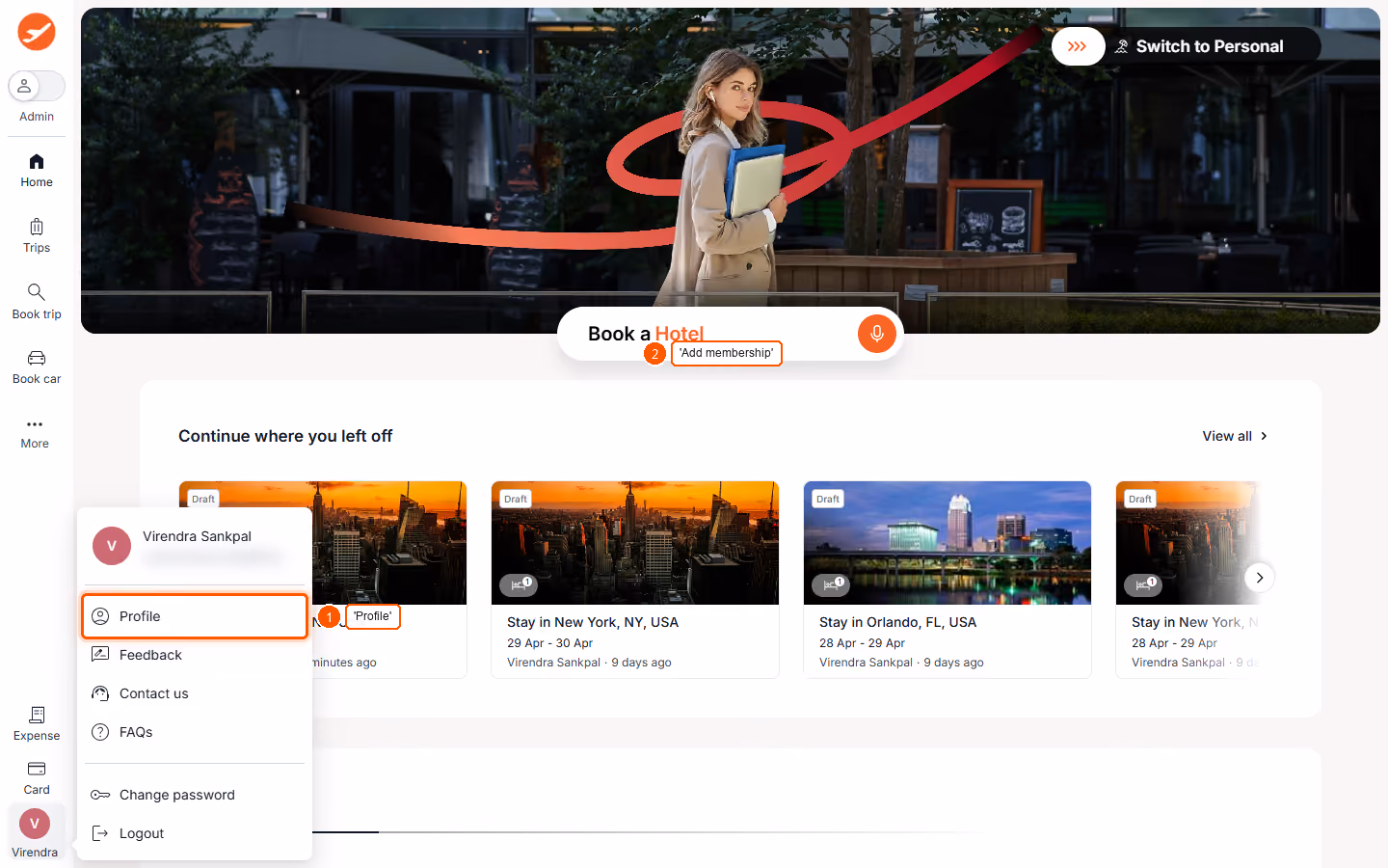 How Do I Add/Delete Membership Details To My Profile? — screenshot 1