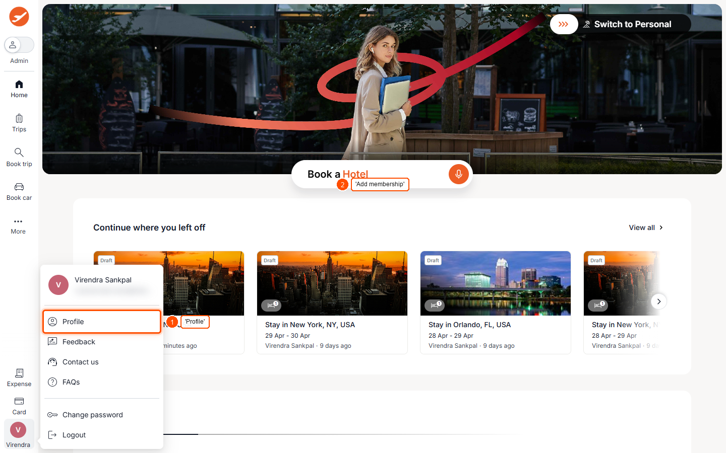 How Do I Add/Delete Membership Details To My Profile? — screenshot 1