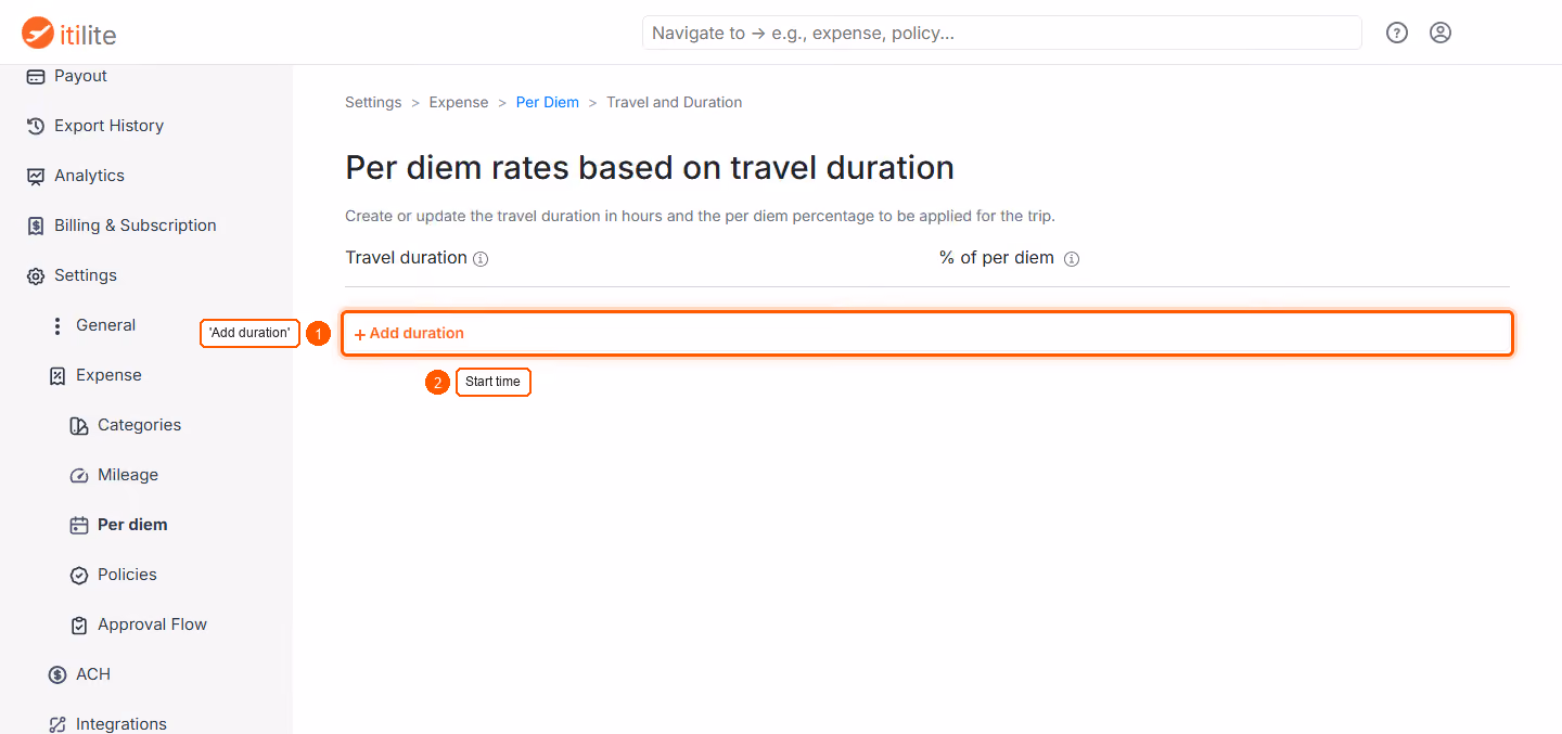 Can Per Diem Rates Be Configured Based On Travel Duration? — screenshot 2