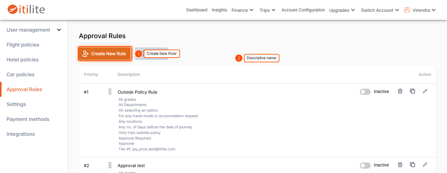 Organization – Advance → Approval Flow — screenshot 1