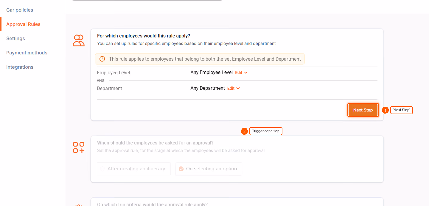 Organization – Advance → Approval Flow — screenshot 2