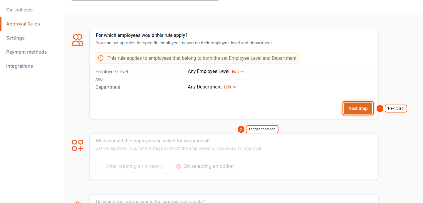 Organization – Advance → Approval Flow — screenshot 2