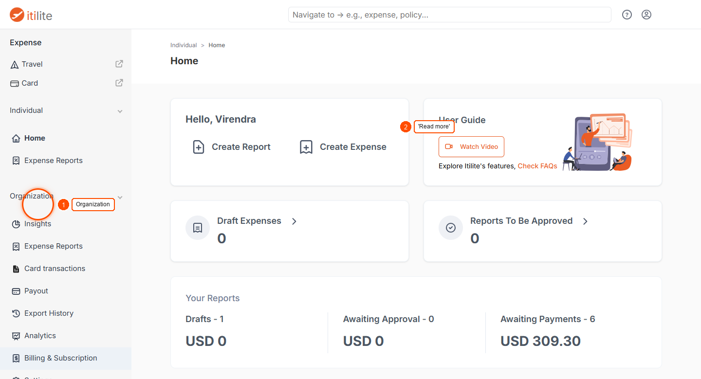 Organization - Insights — screenshot 1