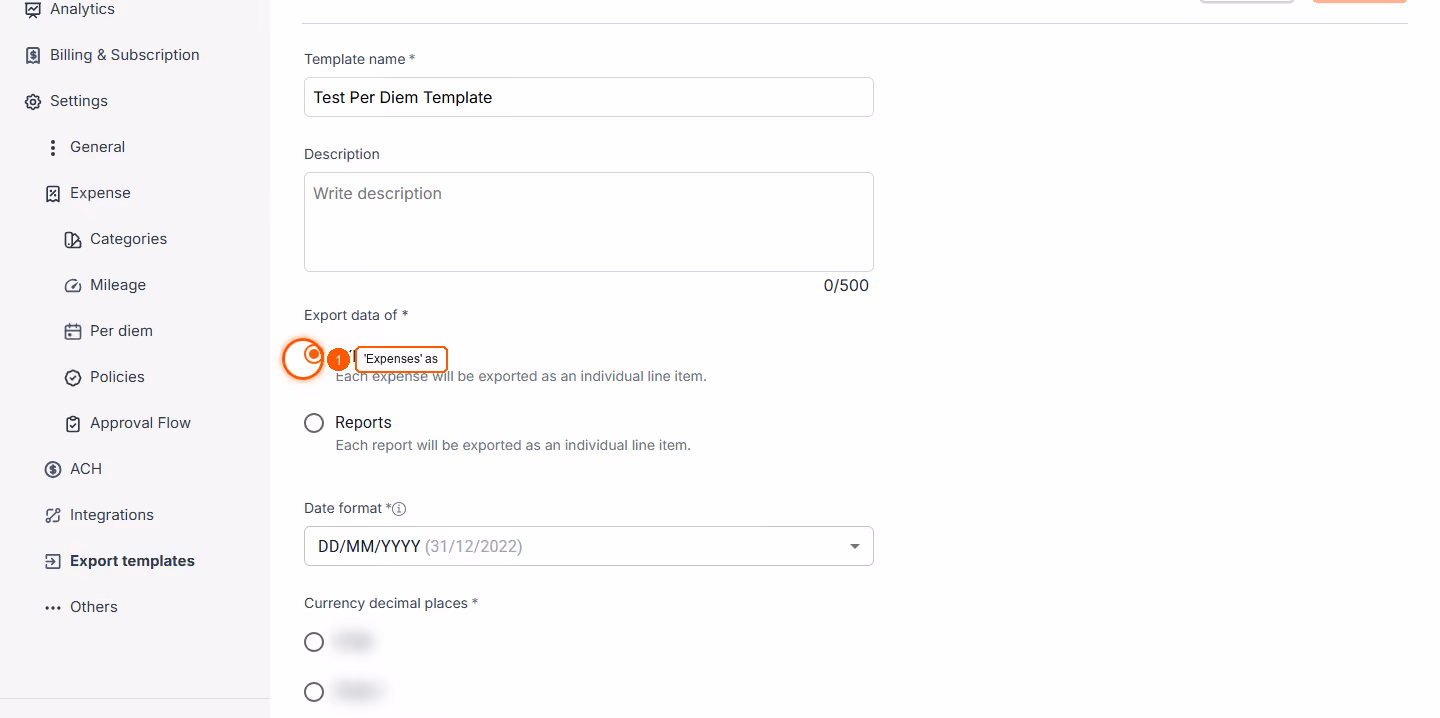 How Are Per Diem Expenses Mapped With The Erp Data? — screenshot 4