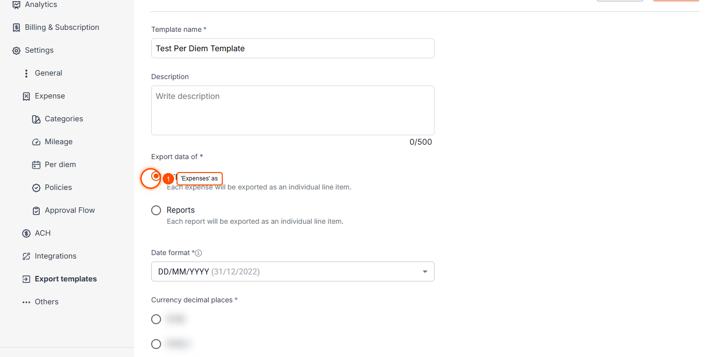 How Are Per Diem Expenses Mapped With The Erp Data? — screenshot 4