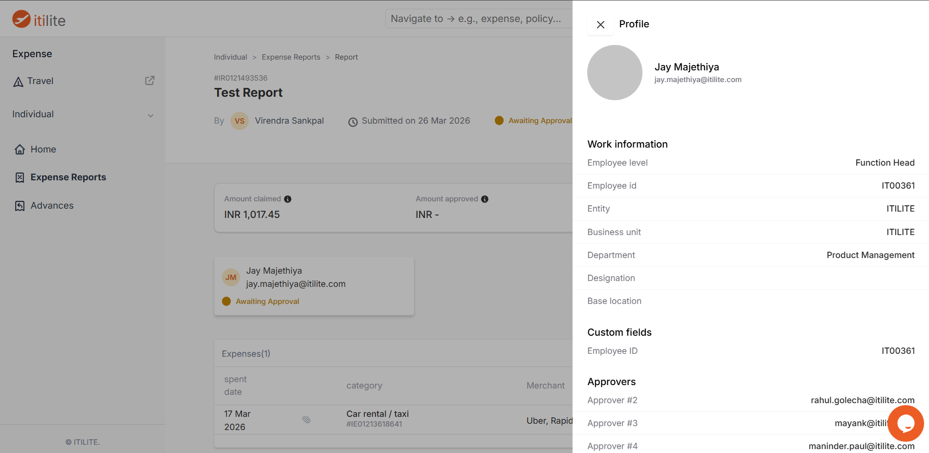 How To Check For Approver Or Manager Information? — screenshot 3