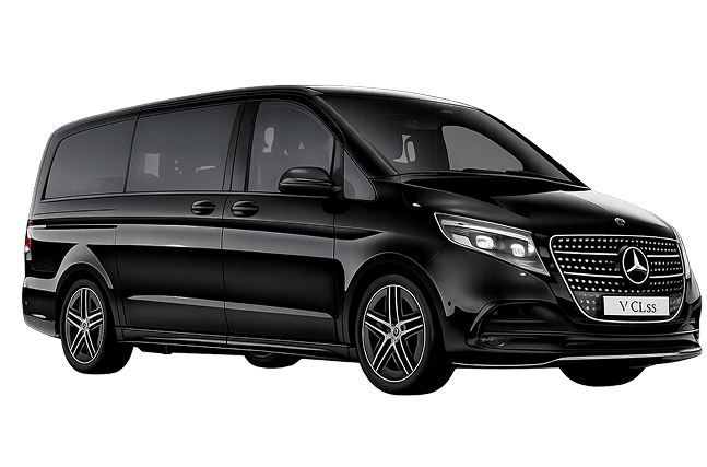 SUV noire Mercedes-Benz class V flotte premium