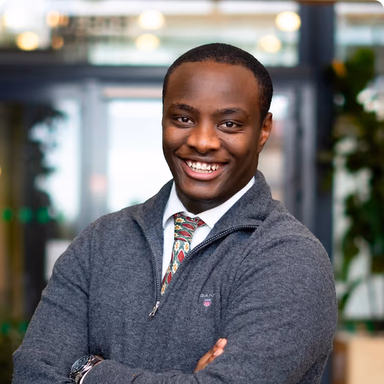 Sylvestre Busokoza, medarbetare på Algeno AB