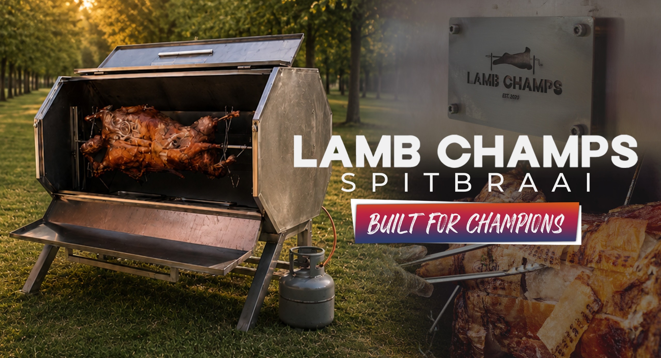 Lamb Champs Hire a Spit