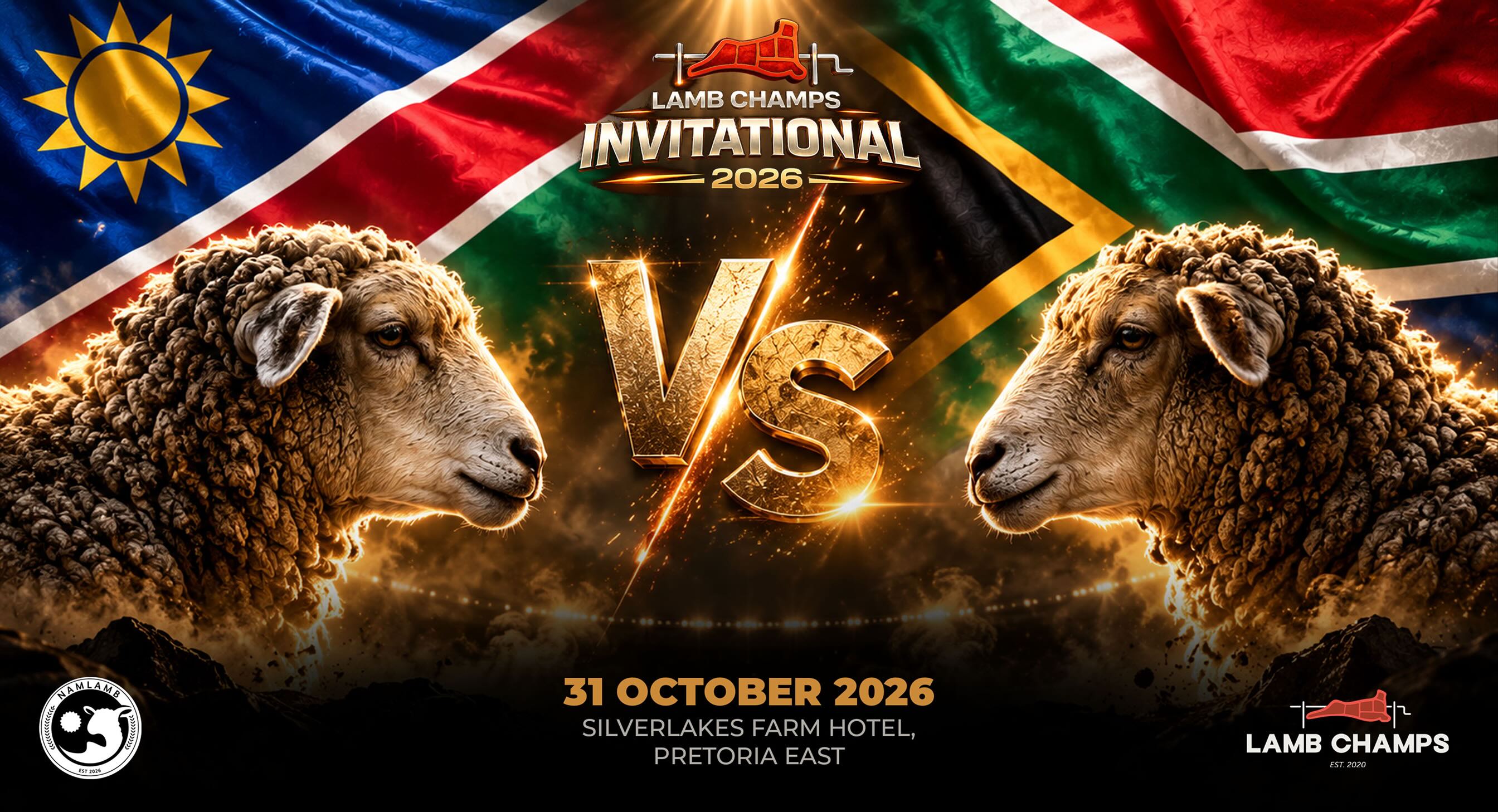 Lamb Champs Invitational 2026, Namibia versus South Africa, 31 October 2026 at Farm Inn, Pretoria