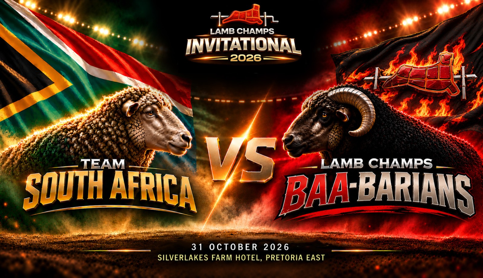 Lamb Champs Invitational 2026, Namibia versus South Africa, 31 October 2026 at Farm Inn, Pretoria