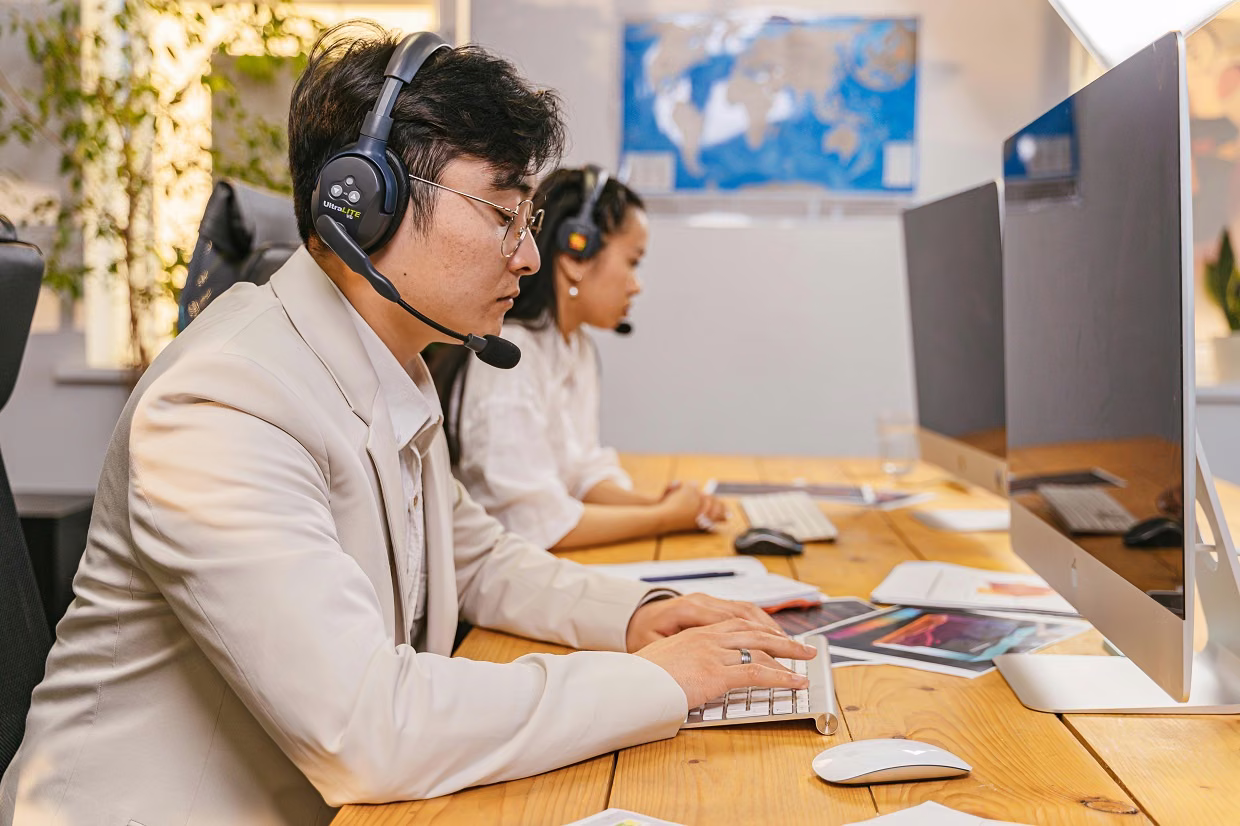 Back-office team providing construction BPO support
