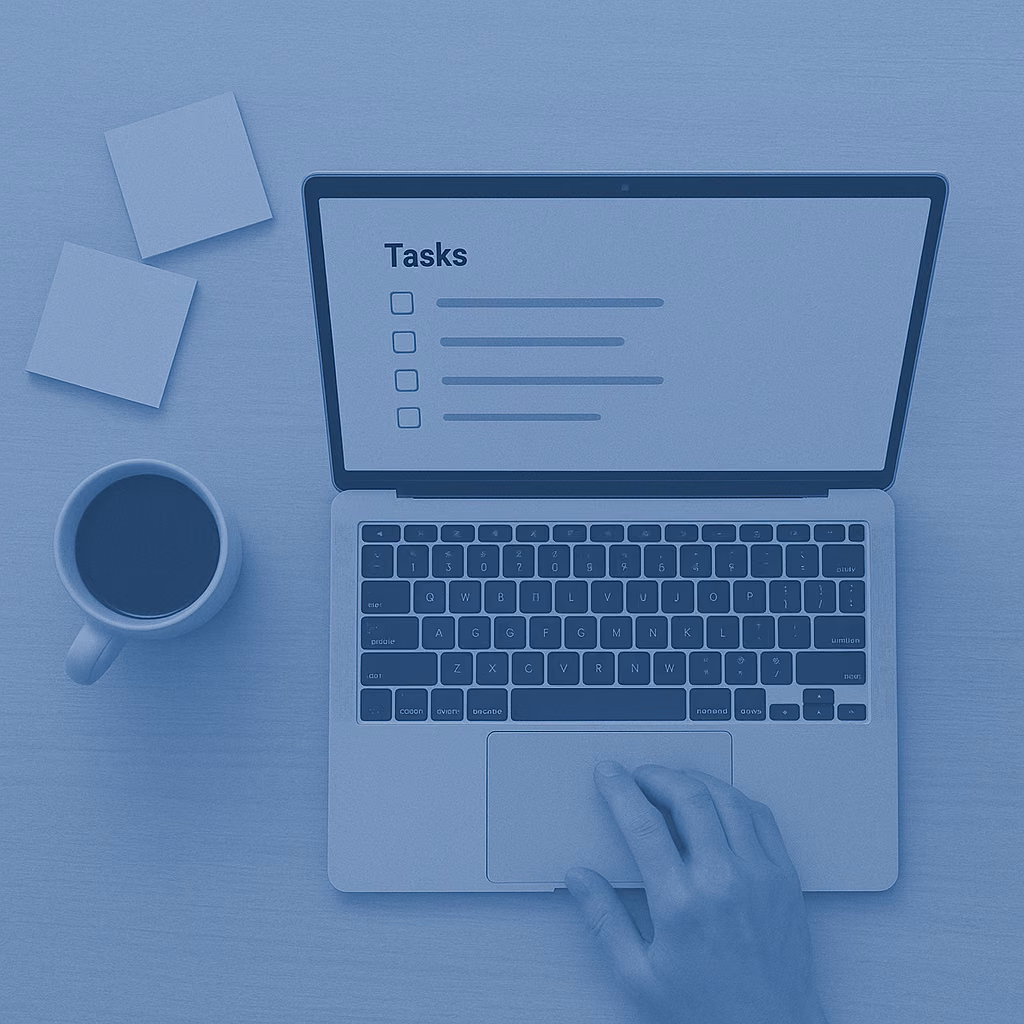 Business team getting work done through managed support instead of hiring