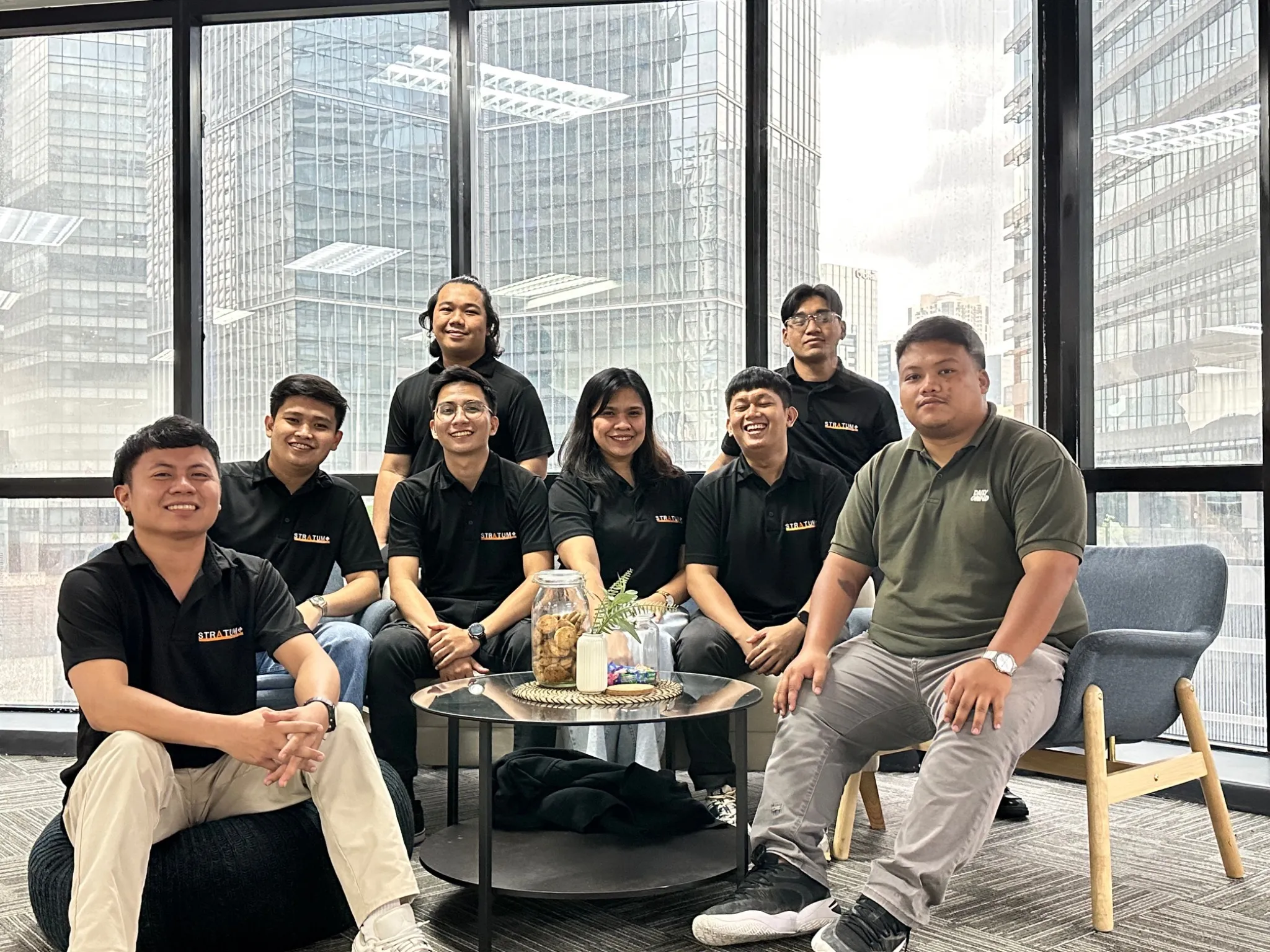 Colleagues together at Lynk’s Manila office, featured in the Stratum Civil story