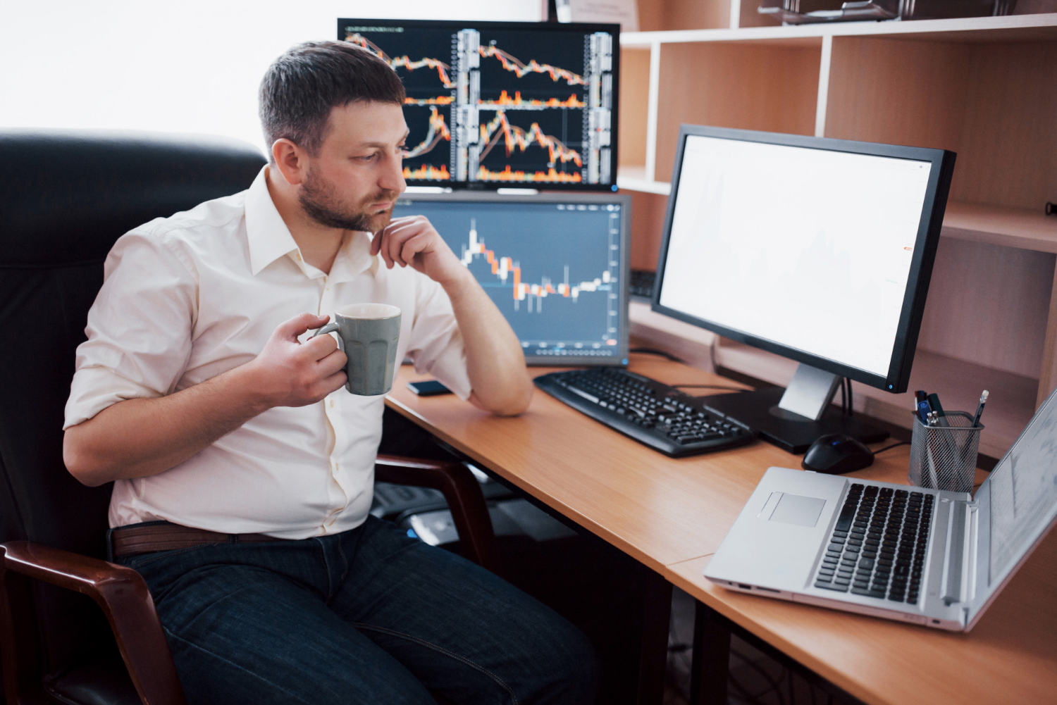a trader thinking - Breakout Trading Strategy