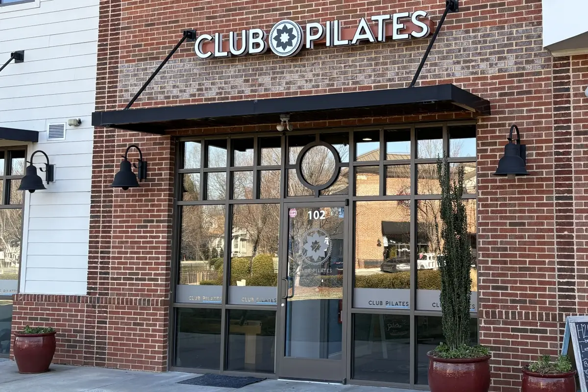Exterior of Club Pilates in Huntersville, NC