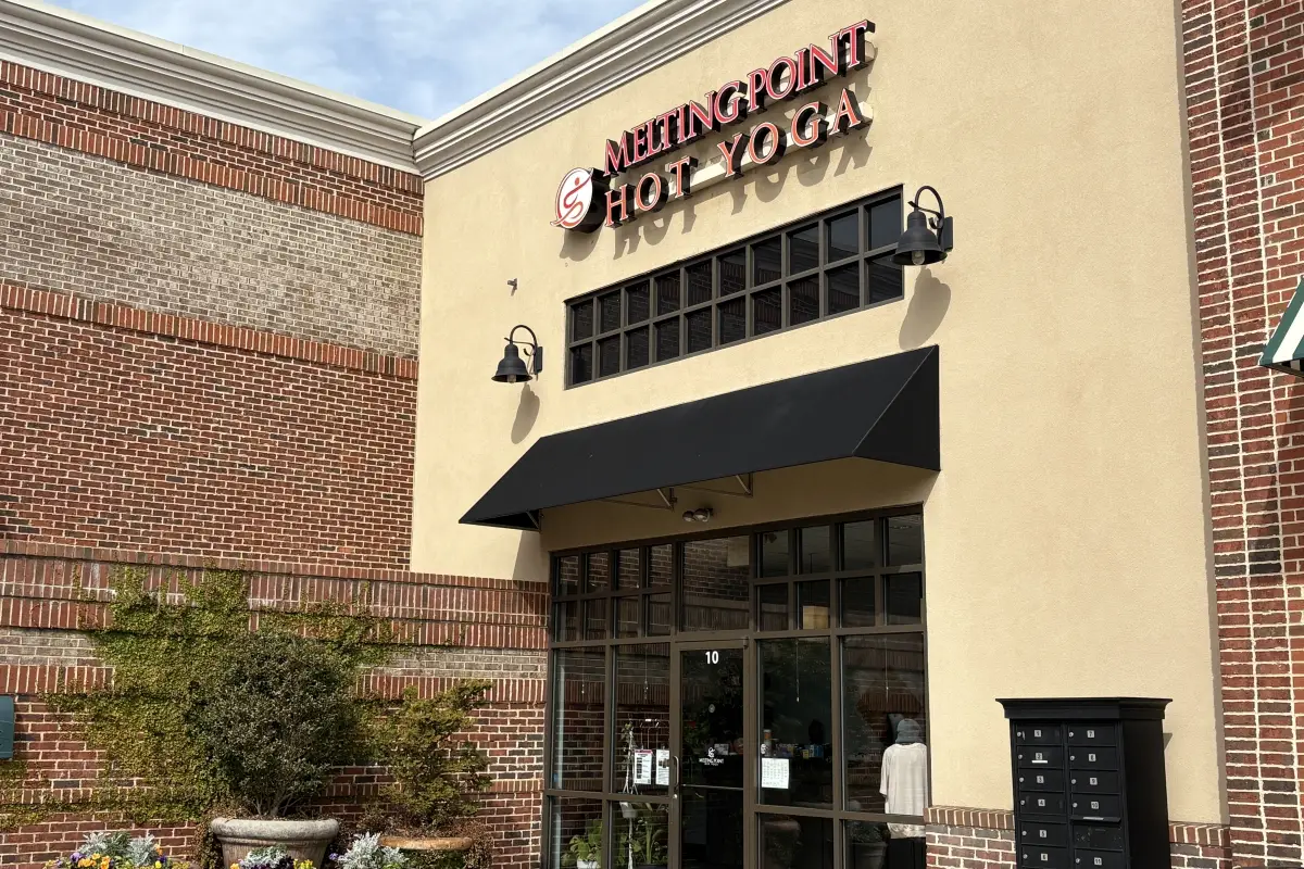 Entrance to Melting Point Hot Yoga