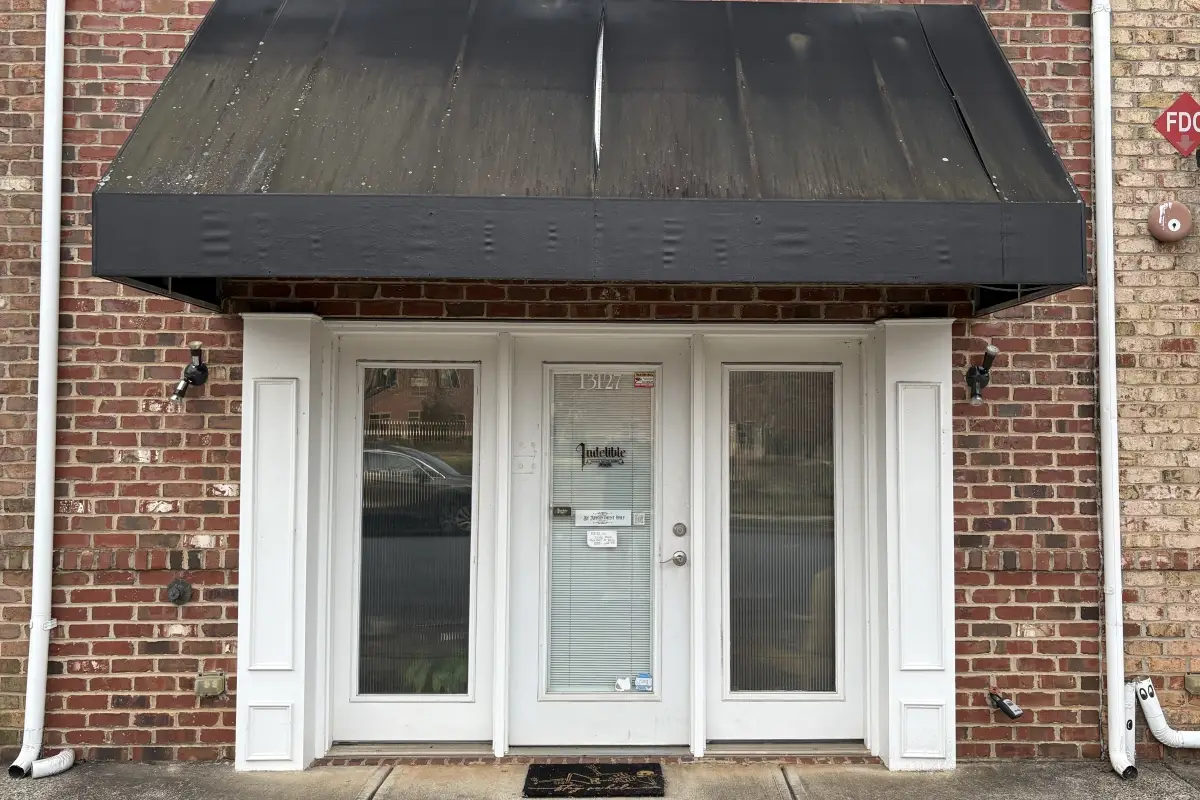 Indelible Tattoo Studio exterior entrance