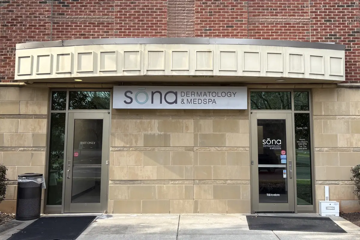 Sona MedSpa exterior entrance