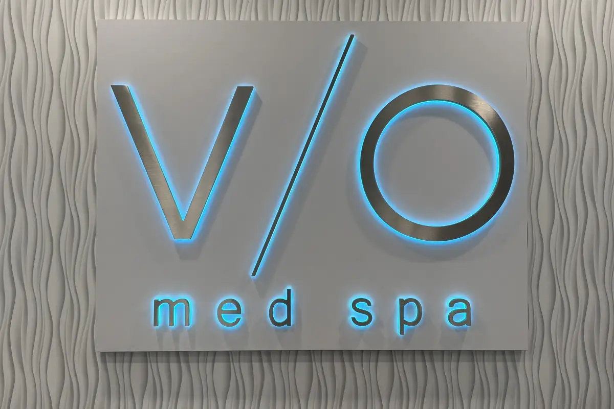 VIO MedSpa interior sign