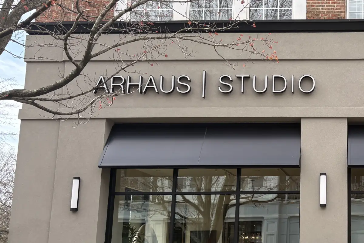 Exterior of Arhaus Studio