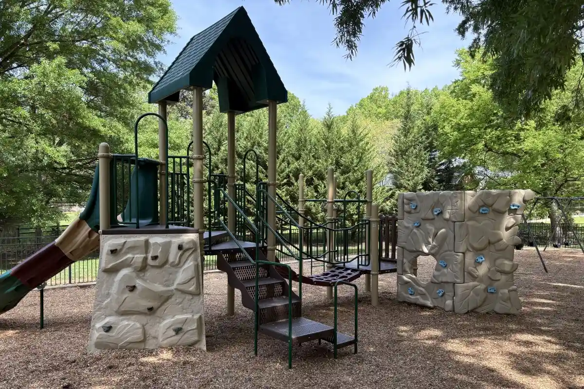 Playground equipment at Greenway Park
