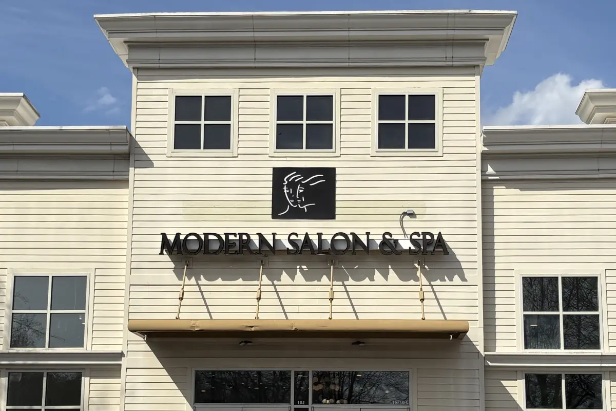 Building exterior of Modern Salon & Spa