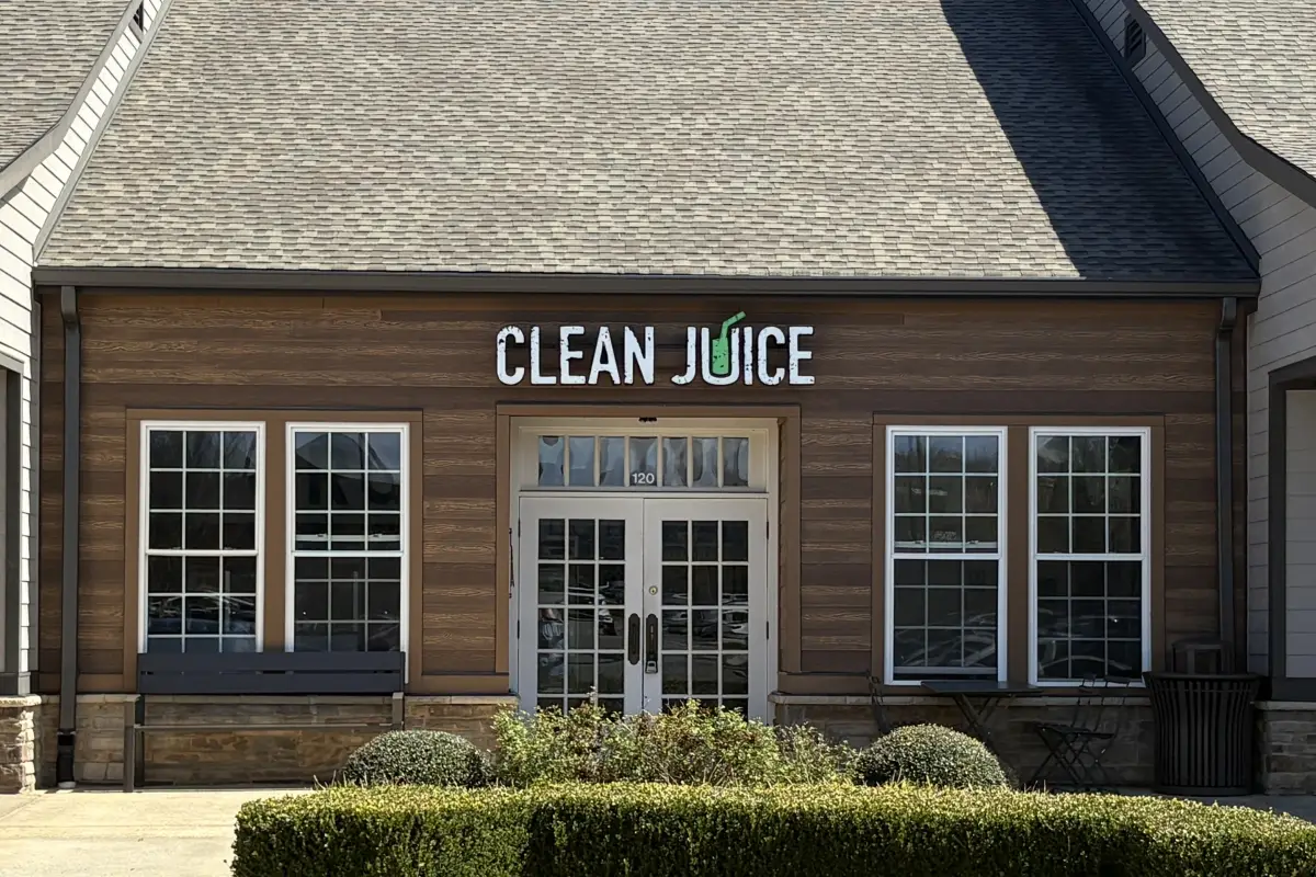 Entrance to Clean Juice