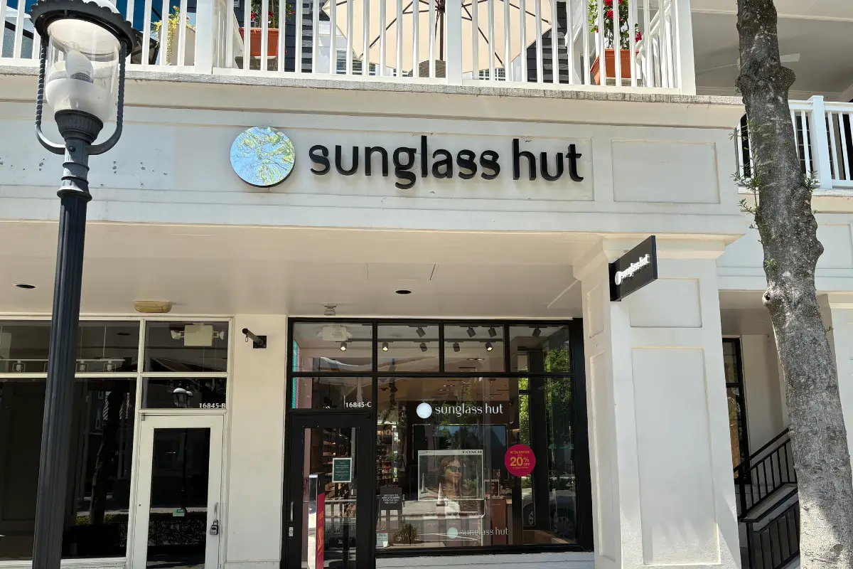 Exterior entrance to Sunglass Hut