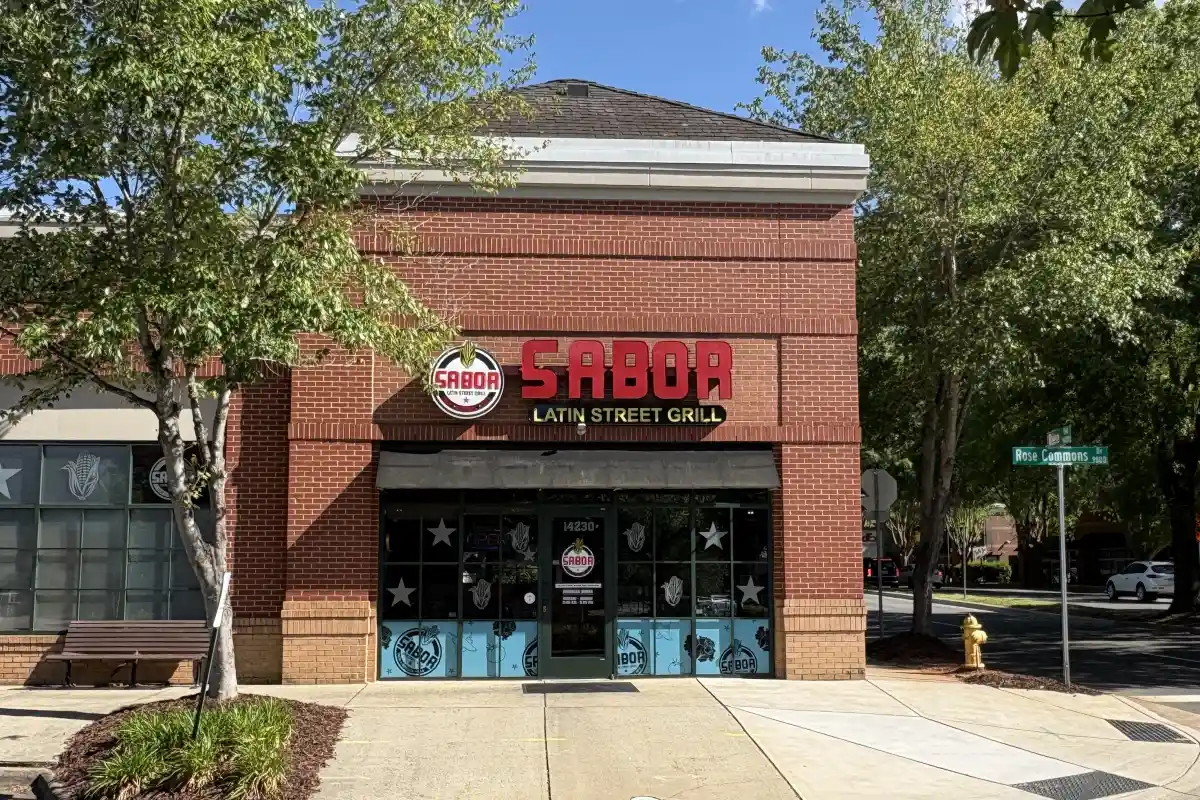 Building exterior for Sabor Latin Street Grill