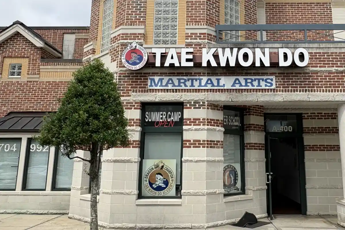Entrance to Dragon Champion Tae Kwon Do