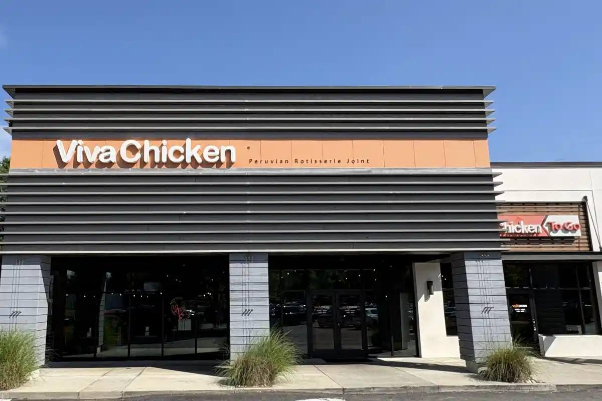 Building exterior for Viva Chicken