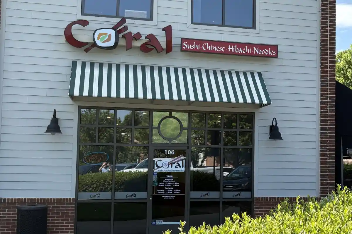 Entrance to Coral Sushi