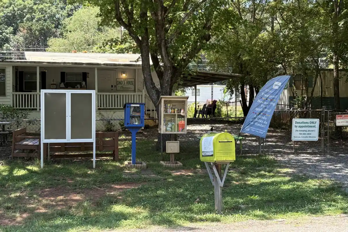 Exterior house and lot for Caterpillar Ministries