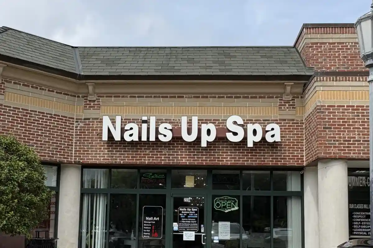 Building exterior to Nails Up Spa