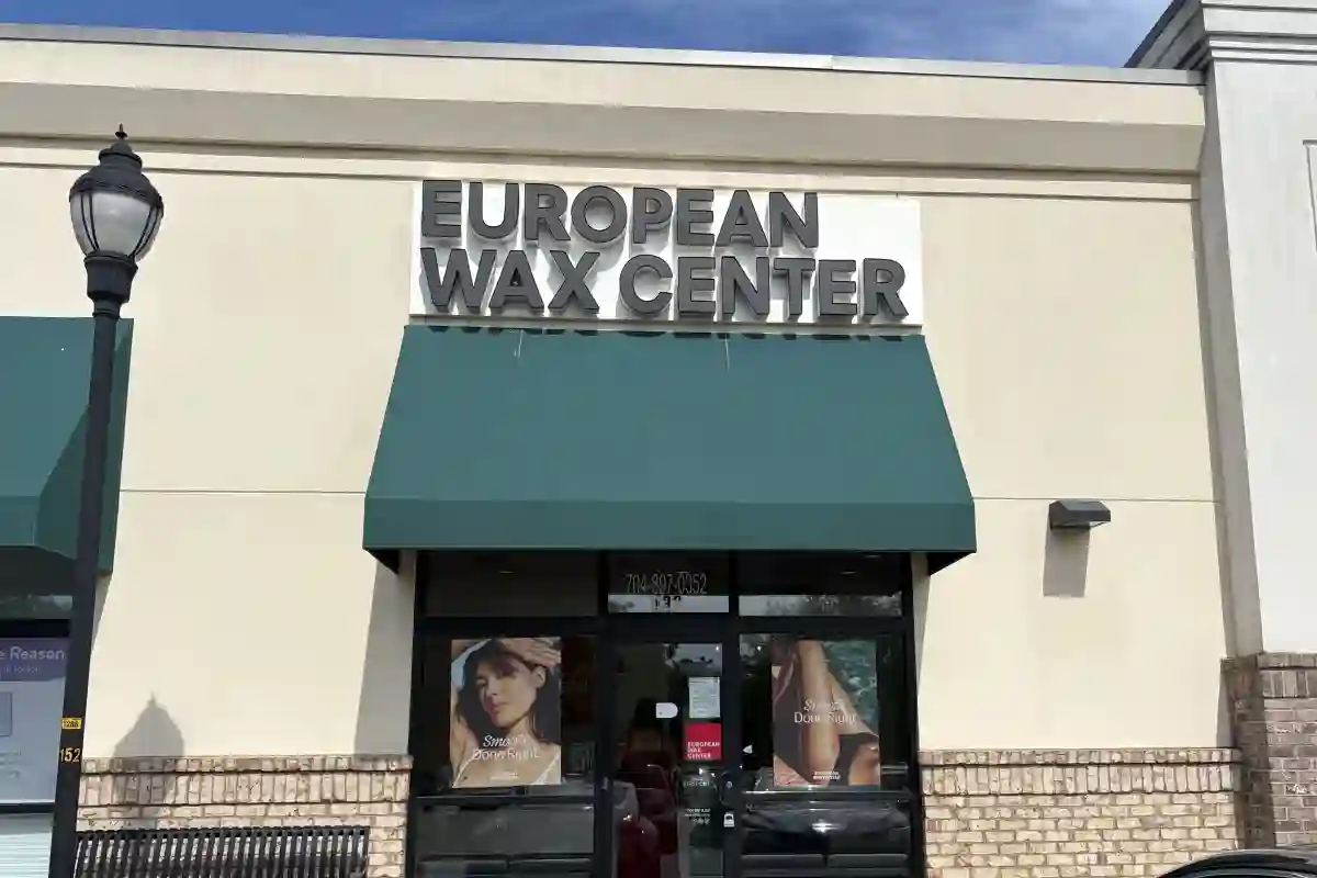 Exterior entrance to European Wax Center