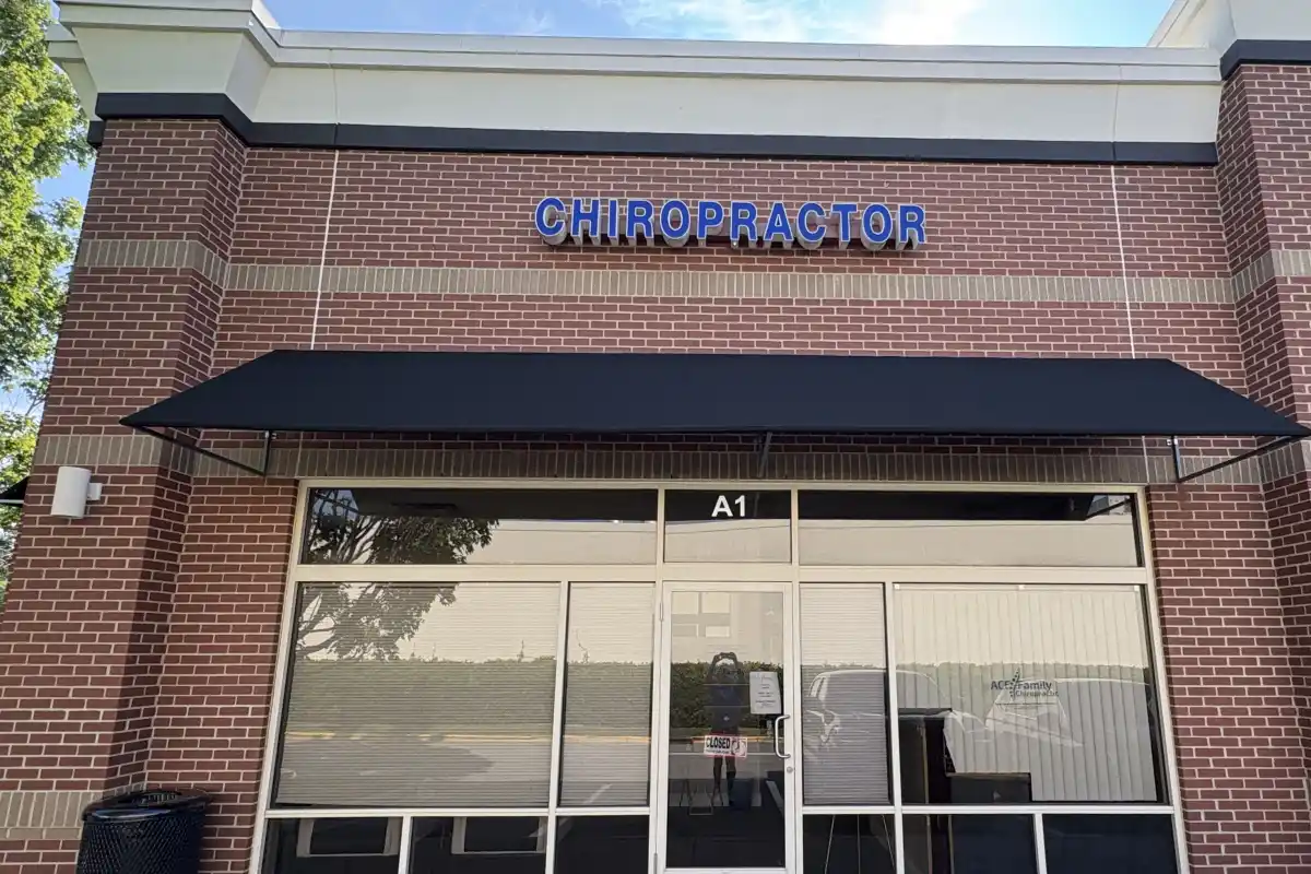 Building exterior to Ace Family Chiropractic