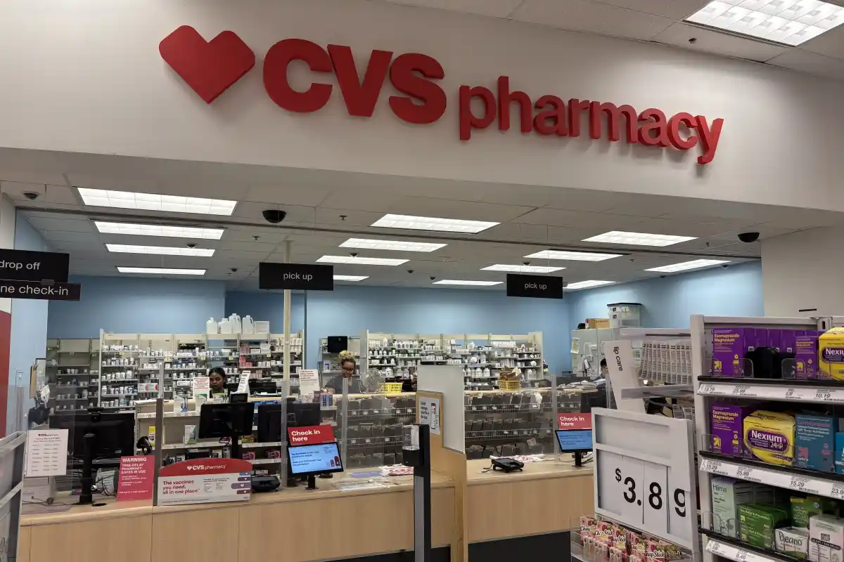 The service counter of CVS Pharmacy in Target at Northcross Shopping Center